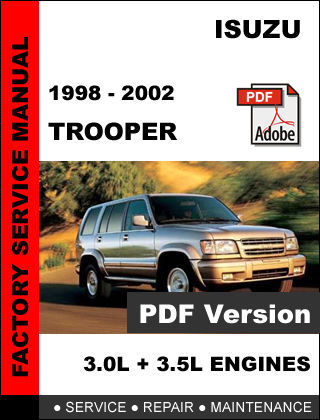 1999 Izuzu Trooper Repair Manual Download